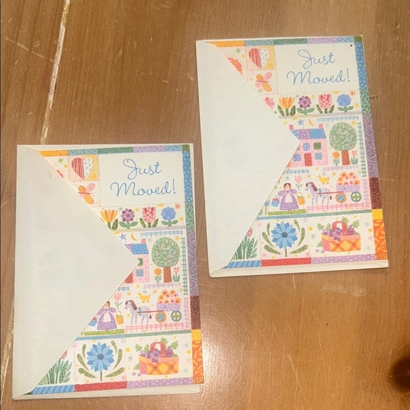 Colorful 'Just Moved' Greeting Cards - Picture 1 of 4